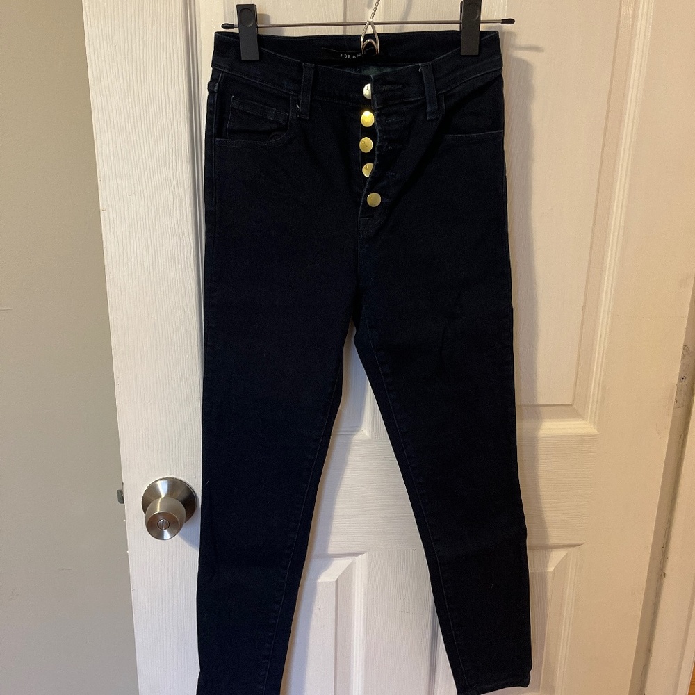 I Brand High Waist Skinny Dark Blue